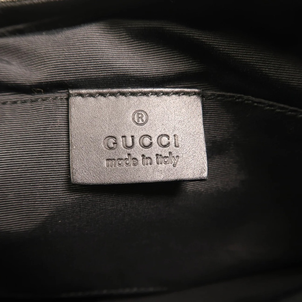 Gucci GG Black Denim Shoulder Bag - Picture 5 of 6